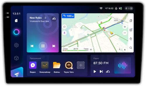 Магнитола для Citroen Jumper, Peugeot Boxer (ШГУ и мультируль) - Teyes CC3-2K монитор 9.5" 2K QLED на Android 10, ТОП процессор, CarPlay, 4G SIM-слот