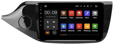 Магнитола для KIA Ceed 2 (JD) 2012-2018 (рамка глянцевая) - Airok RX-2328 Android 13, ТОП процессор, 8/128, SIM-слот