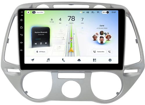 Магнитола для Hyundai i20 2009-2012 (кондиционер) - Teyes CC4L монитор 9" IPS на Android 14, Быстрая, Snapdragon 662, CarPlay, 4G SIM-слот