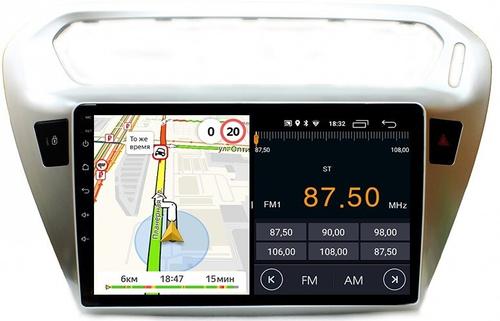 Магнитола для Peugeot 301, Citroen C-Elysee, 2013-2017 - Parafar PF991FHD на Android 13, 8-ядер, 2Гб+32Гб, CarPlay, 4G SIM-слот