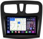 Магнитола для Renault Logan 2, Sandero 2 2014+ - FarCar S400-TS18 монитор 9.5" QLED на Android 14, CarPlay, 4G SIM-слот