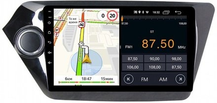 Магнитола для KIA Rio 3 2011-2017 (QB) - Parafar PF106FHD на Android 13, 8-ядер, 2Гб+32Гб, CarPlay, 4G SIM-слот
