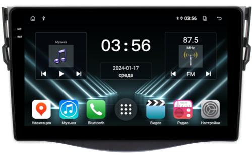 Магнитола для Toyota RAV4 3 2005-2012, Vanguard - FarCar DX018-9M монитор 9.5" IPS на Android 13, 4+64Гб, CarPlay