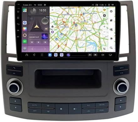 Магнитола для Infiniti FX35 (S50), FX45 2006-2008 - Kuberg SF-9279-2 QLed, Android 13, TS20, CarPlay, SIM-слот