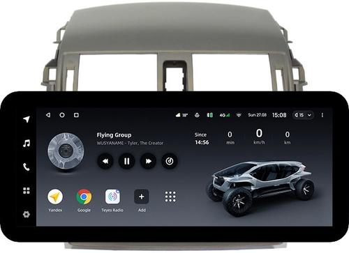 Магнитола для Toyota Corolla 150 2006-2013 (рамка тип 2) - Teyes LUX ONE ROUND монитор 12.3" 2K QLED на Android 10, CarPlay, 4G SIM-слот