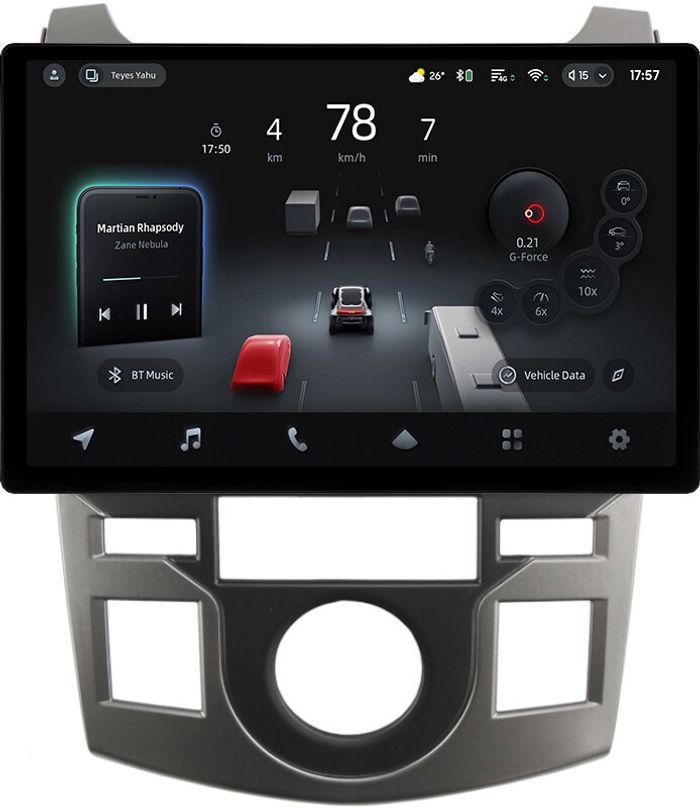 Магнитола для KIA Cerato 2 Koup 2008-2013 (купе) - Teyes CC4-PRO монитор 13" 2K QLED на Android 13, Быстрейшая, Snapdragon 778G, ИИ, CarPlay, DSP, 4G SIM-слот