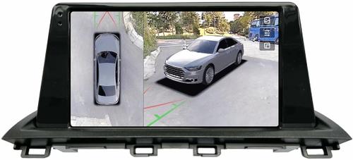Магнитола для Mazda CX-4 2016-2024 (штатный цветной экран, рамка 9) - Teyes CC3-2K-360 на Android 10, 2K QLED, 6Гб+128Гб, CarPlay, 4G SIM-слот, 4 камеры в комплекте