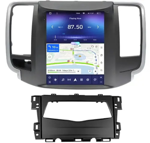 Магнитола для Nissan Teana J32 2008-2013 (ШГУ монохром) - Teyes TPRO 2 монитор 9.7" QLED в стиле "Тесла" на Android 10, TS10, 4G SIM-слот