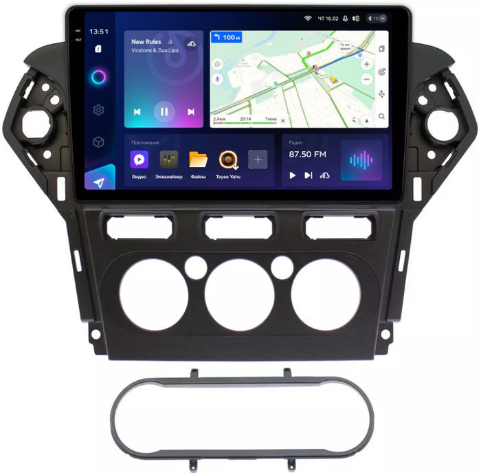 Магнитола для Ford Mondeo 4 2010-2014 - Teyes CC3-2K на Android 10, 2K QLED, ТОП процессор, CarPlay, 4G SIM-слот