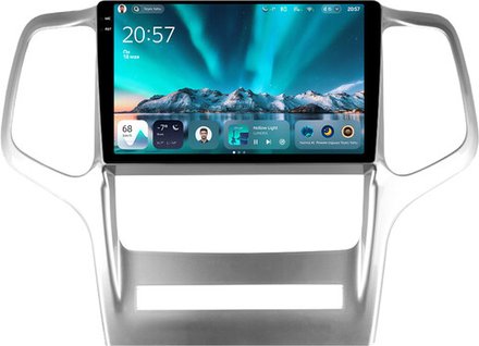 Магнитола для Jeep Grand Cherokee WK2 2010-2013 - Teyes CC4 монитор 9.2" 2K QLED на Android 14, Snapdragon 680, DSP, CarPlay, 4G SIM-слот