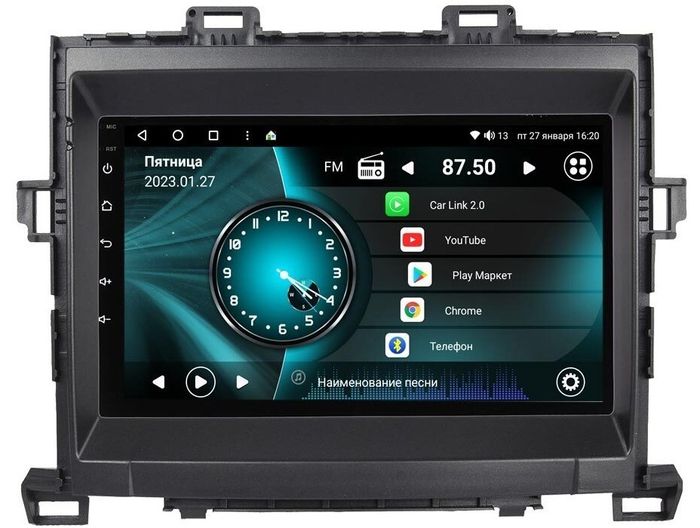 Магнитола для Toyota Alphard H20, Vellfire 2008-2014 (менее 10 динамиков) - Vaycar VA77-0698 на Android 13, 8-ядер, 4G SIM-слот