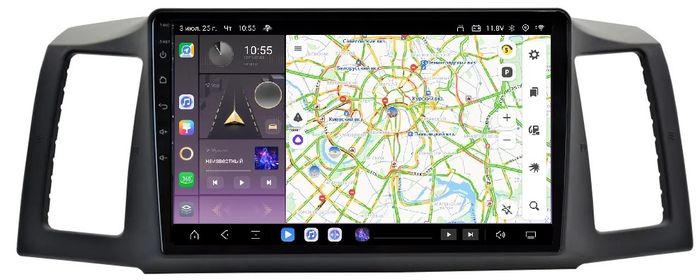 Магнитола для Jeep Grand Cherokee 2004-2007 - Kuberg SF-9253 QLed, Android 13, TS20, CarPlay, SIM-слот