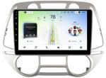 Магнитола для Hyundai i20 2009-2012 (климат) - Teyes CC4L-DTS монитор 9" IPS, Android 14, Быстрая, Snapdragon 662, CarPlay, 4G SIM-слот