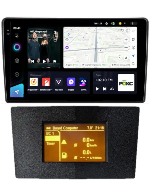 Магнитола для Opel Astra H (перенос БК вниз, черная) - Teyes CC3-2K QLed Android 10, ТОП процессор, SIM-слот, CarPlay