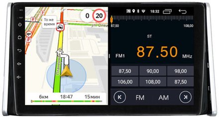 Магнитола для Toyota RAV4 50 2019-2024+ (рынок РФ и ОАЭ) - Parafar PF568FHD на Android 13, 8-ядер, 2Гб+32Гб, CarPlay, 4G SIM-слот