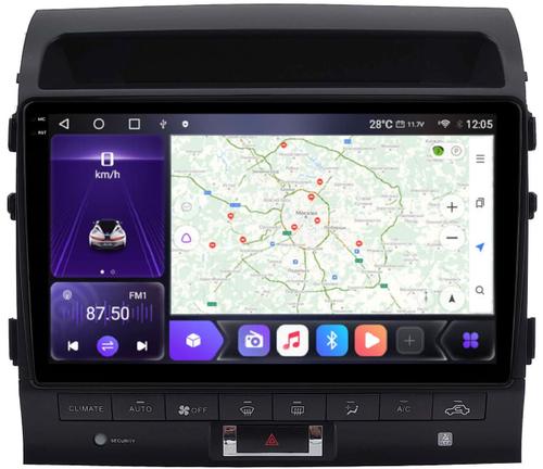 Магнитола для Toyota Land Cruiser 200 2007-2015 (со штатной камерой или 360) - Kuberg SF-1620-4-ABC QLed+2K, Android 12, TS10, CarPlay, 4G SIM-слот