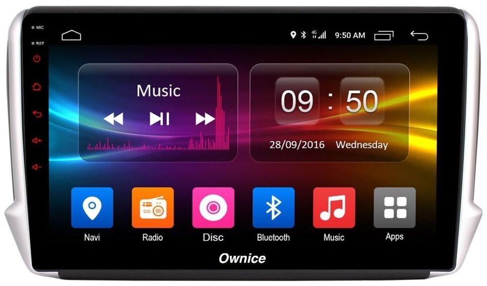 Магнитола для Peugeot 208/2008 2013-2019 - Kuberg OL-1964 QLed, Android 12, TS10, CarPlay, 4G SIM-слот