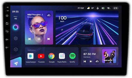 Магнитола для Toyota Land Cruiser 100 1998-2002 (кондиционер, рамка-накладка) - Teyes CC3L на Android 10, 8-ядер, CarPlay, 4G SIM-слот