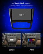 Магнитола для Skoda Yeti 2009-2018 (кондиционер) - Kuberg OL-1919 IPS, Android 10, 4G SIM-слот