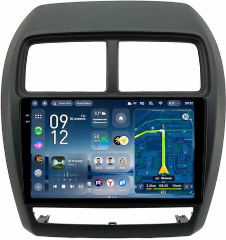 Магнитола для Mitsubishi ASX 2017+ - Teyes CC4-PRO монитор 9.5" 2K QLED на Android 13, Snapdragon 778G, ИИ, CarPlay, DSP, 4G SIM-слот