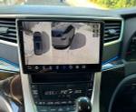 Магнитола для Toyota Alphard H20, Vellfire 2008-2014 (менее 10 динамиков, рамка-накладка) - FarCar BX10-360-9536-10F2 монитор 10.36" 2K QLED на Android 13, Быстрая, CarPlay, 4G SIM-слот, 4 камеры в комплекте