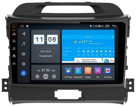 Магнитола для KIA Sportage 2010-2016 - ZX325R10-7862 Android 10, ТОП процессор, SIM-слот