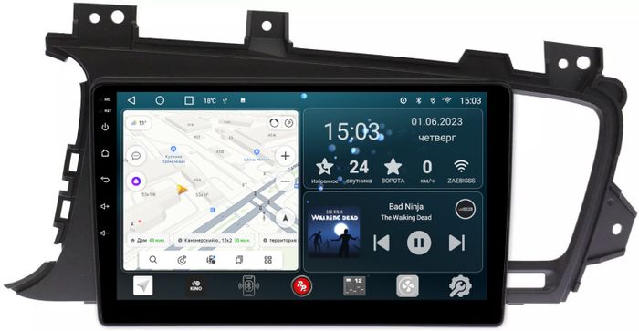 Магнитола для KIA Optima 3 2011-2013 TF - Redpower 091 Android 10, ТОП процессор, 6Гб+128Гб, CarPlay, SIM-слот