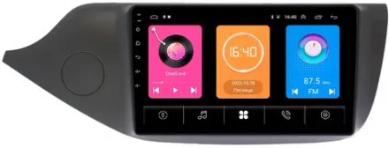 Магнитола для KIA Ceed 2 (JD) 2012-2018 (рамка матовая) -  GT9-9098 на Android 10, 2ГБ-16ГБ