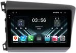 Магнитола для Honda Civic 9 седан 2012 левый руль - FarCar S280 монитор 9.5" IPS на Android 13, CarPlay