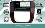 Магнитола для Chevrolet Tahoe 2006-2014 - Vaycar VA10-1175-2K (рамка под дерево) на Android 13, 8-ядер, 2K QLED, ТОП процессор, CarPlay,4G SIM-слот