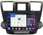 Магнитола для Toyota Highlander 2 XU40 2007-2013 (рамка с крутилками и кнопками) - FarCar S400-TS18 монитор 10.36" QLED на Android 14, CarPlay, 4G SIM-слот