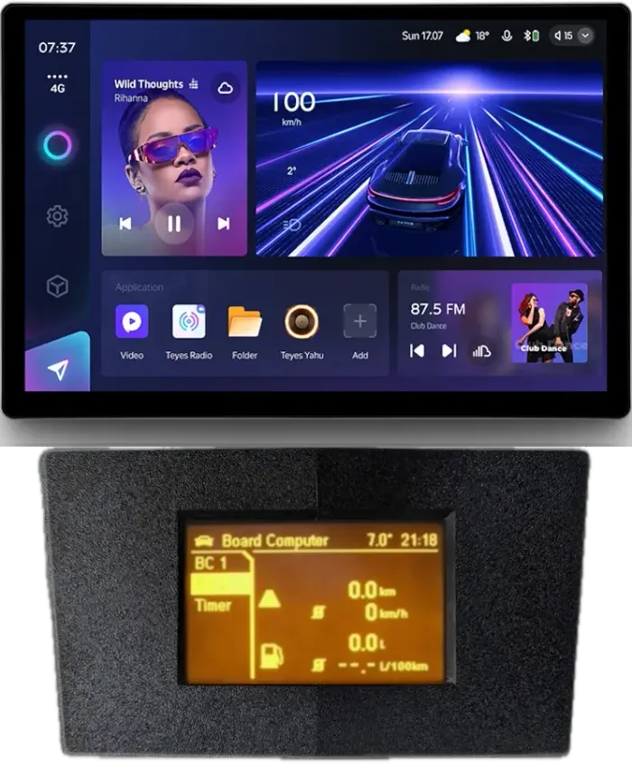 Магнитола для Opel Astra H (перенос БК вниз, черная) - Teyes CC3-2K монитор 13", QLED+2K, Android 10, 4G SIM-слот, CarPlay