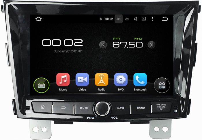 Магнитола для SsangYong Tivoli, XLV 2016+ - Kuberg KD-8116-P6 на Android 10, 6-Турбо ядер, 4ГБ-64ГБ