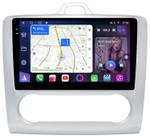 Магнитола для Ford Focus 2 2004-2011 (климат) - FarCar S500-TS10 монитор 9.5" QLED на Android 14, Быстрая, CarPlay, 4G SIM-слот