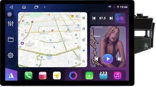 Магнитола для Honda Fit 3 2013-2020 (штатная КЗВ, рамка 10) - FarCar BX877 монитор 13" 2K QLED на Android 13, TS10, 6+128, CarPlay, 4G SIM-слот
