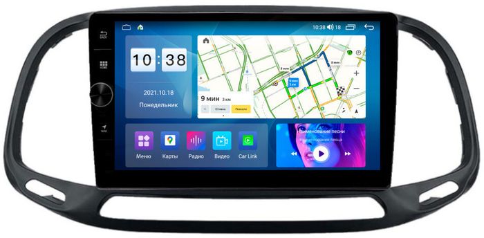 Магнитола для FIAT Doblo 2015+ - Parafar PF605LHDAV на Android 12, ТОП процессор, 3Гб+32Гб, CarPlay, 4G SIM-слот