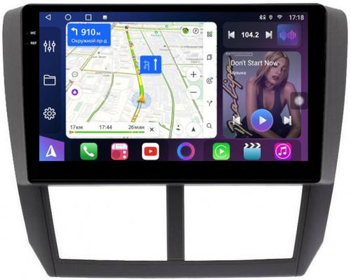 Магнитола для Subaru Forester 3 2008-2013, Impreza 3 2007-2011 - FarCar 062M монитор 9.5" QLED на Android 14, TS18, CarPlay, 4G SIM-слот