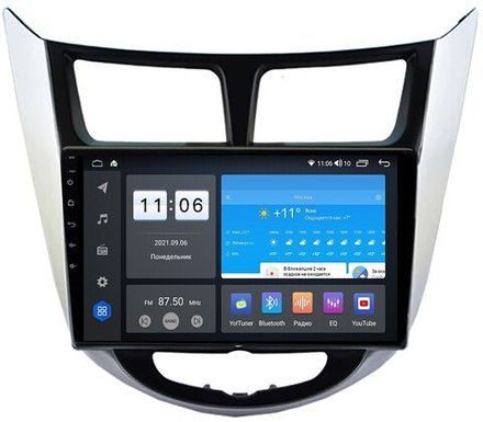 Магнитола для Hyundai Solaris 2010-2016 - ZX476R9-7862 Android 10, ТОП процессор, SIM-слот