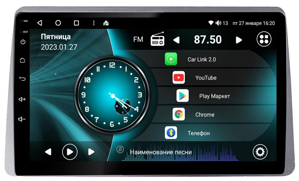 Магнитола для Renault Duster 2020+ - Vaycar VA63-1222 на Android 13, 8-ядер, 2Гб-32Гб, 4G SIM-слот