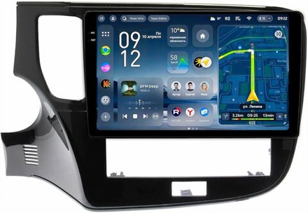 Магнитола для Mitsubishi Outlander 3 2019-2022 (левый руль, прямоугольный климат) - Teyes CC4-PRO монитор 10.36" 2K QLED на Android 13, Snapdragon 778G, ИИ, CarPlay, DSP, 4G SIM-слот