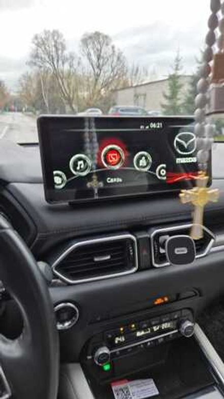 Магнитола для Mazda CX-5 KF 2017-2022 (рынок РФ/Европа) - Kuberg HP-M1211 монитор 12.3" в стиле Audi на Android 11, CarPlay, 4G SIM-слот (поддержка Bose и 360)