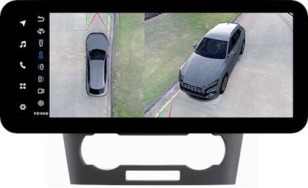 Магнитола для Chevrolet Epica 2006-2012 - Teyes LUX ONE 360 монитор 12.3" 2K QLED на Android 10, 6Гб+128Гб, CarPlay, 4G SIM-слот, 4 камеры в комплекте