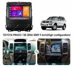 Магнитола для Lexus GX470, Toyota Land Cruiser Prado 120 (климат на большом экране) - Parafar PF456LUX3UHD на Android 13, QLED, ТОП процессор, 8Гб+128Гб, CarPlay, 4G SIM-слот