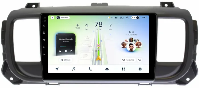 Магнитола для Peugeot Traveller/Expert, Citroen SpaceTourer/Jumpy, Opel Zafira Life/Vivaro - Teyes CC4L монитор 9" IPS на Android 14, Быстрая, Snapdragon 662, CarPlay, 4G SIM-слот