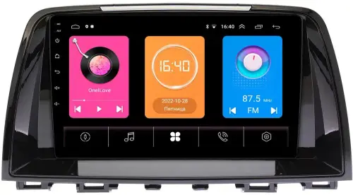 Магнитола для Mazda 6 2012-2014 -  GT9-435 на Android 10, 2ГБ-16ГБ