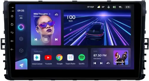 Магнитола для VW Jetta 7, Teramont, Taos, Multivan/Caravelle 2020+, Tiguan 2, Passat B8 - Teyes CC3L на Android 10, 8-ядер, CarPlay, 4G SIM-слот