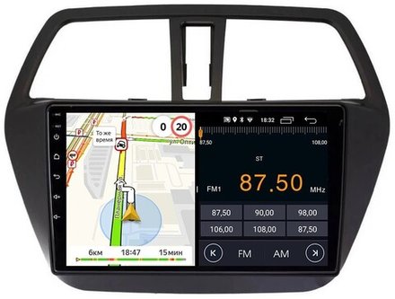 Магнитола для Suzuki SX4 2 2013-2021 - Parafar PF125FHD на Android 13, 8-ядер, 2Гб+32Гб, CarPlay, 4G SIM-слот