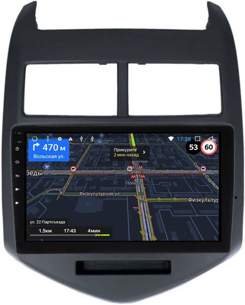 Магнитола для Chevrolet Aveo 2012-2015 -  GT9-9009 на Android 10, 2ГБ-16ГБ