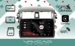 Магнитола для Toyota Corolla E150 2007-2013 (большая рамка) - Vaycar VA77-0063 на Android 13, 4G SIM-слот
