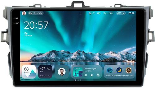 Магнитола для Toyota Corolla 150 2006-2013 (рамка тип 1) - Teyes CC4 монитор 9.2" 2K QLED на Android 14, Snapdragon 680, DSP, CarPlay, 4G SIM-слот